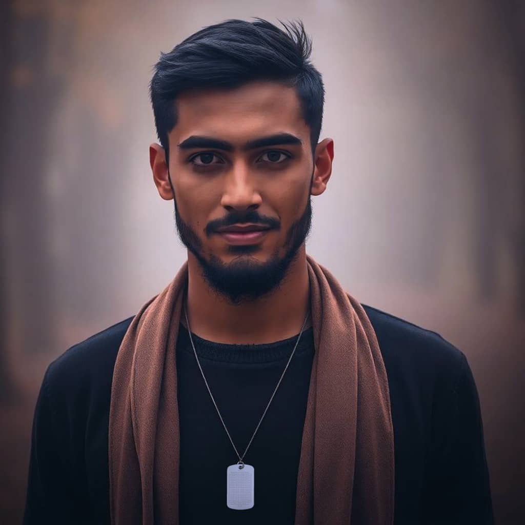 woman wearing rawwas hirz